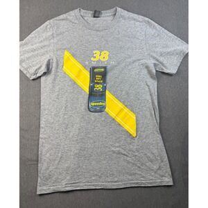 Speedco Racing T Shirt Mens 38 Smith NASCAR Gray Short Sleeve‎ Gildan